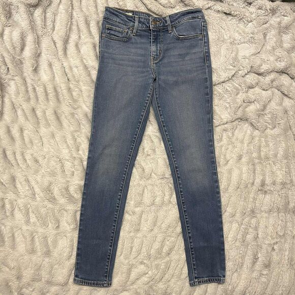 Levi's Denim - Levi's 711 Jeans Women 26 Skinny Mid Rise Stretch Medium Wash Premium Casual